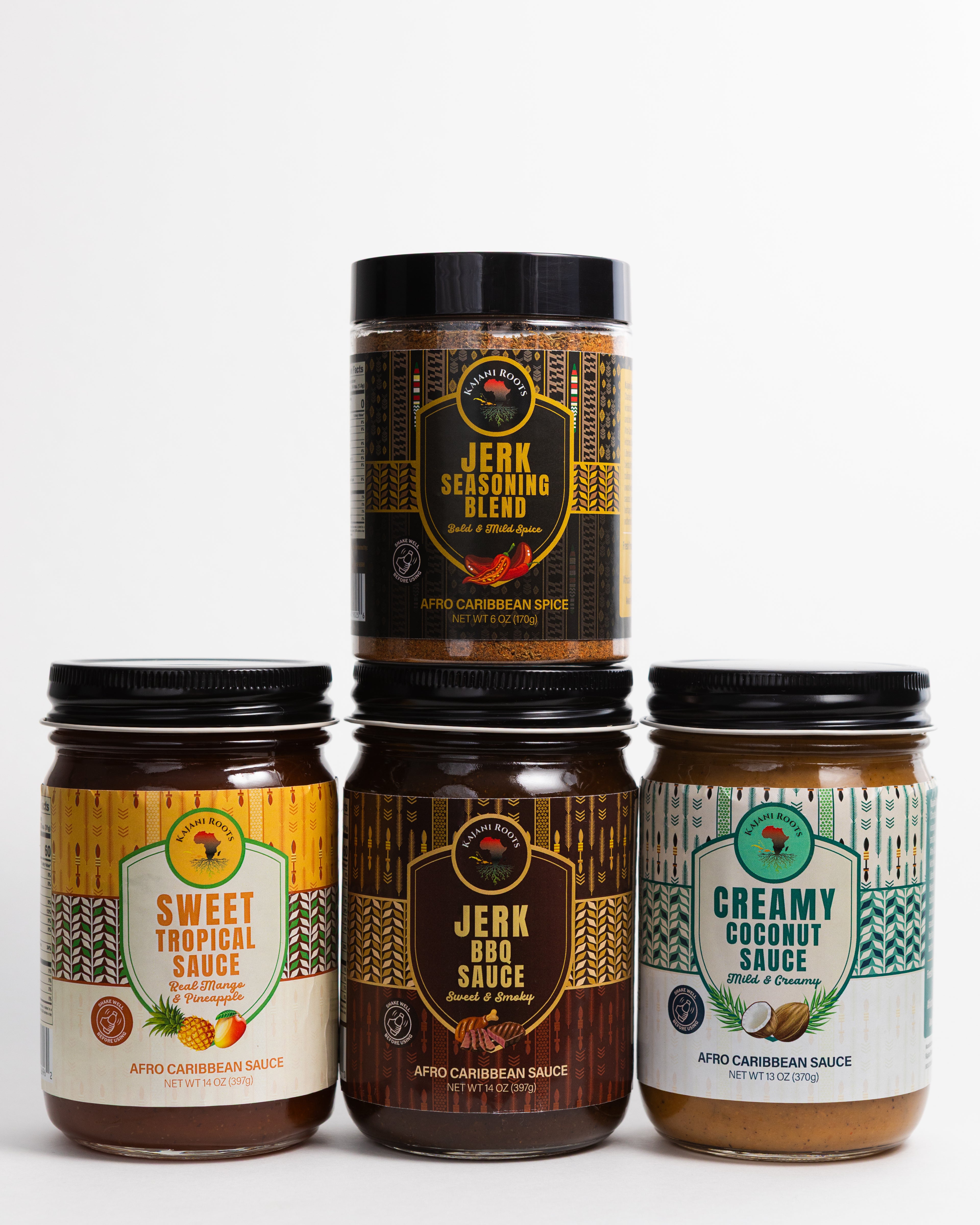 Mix & Match Afro-Caribbean Sauces & Seasonings - 2-Pack Bundle