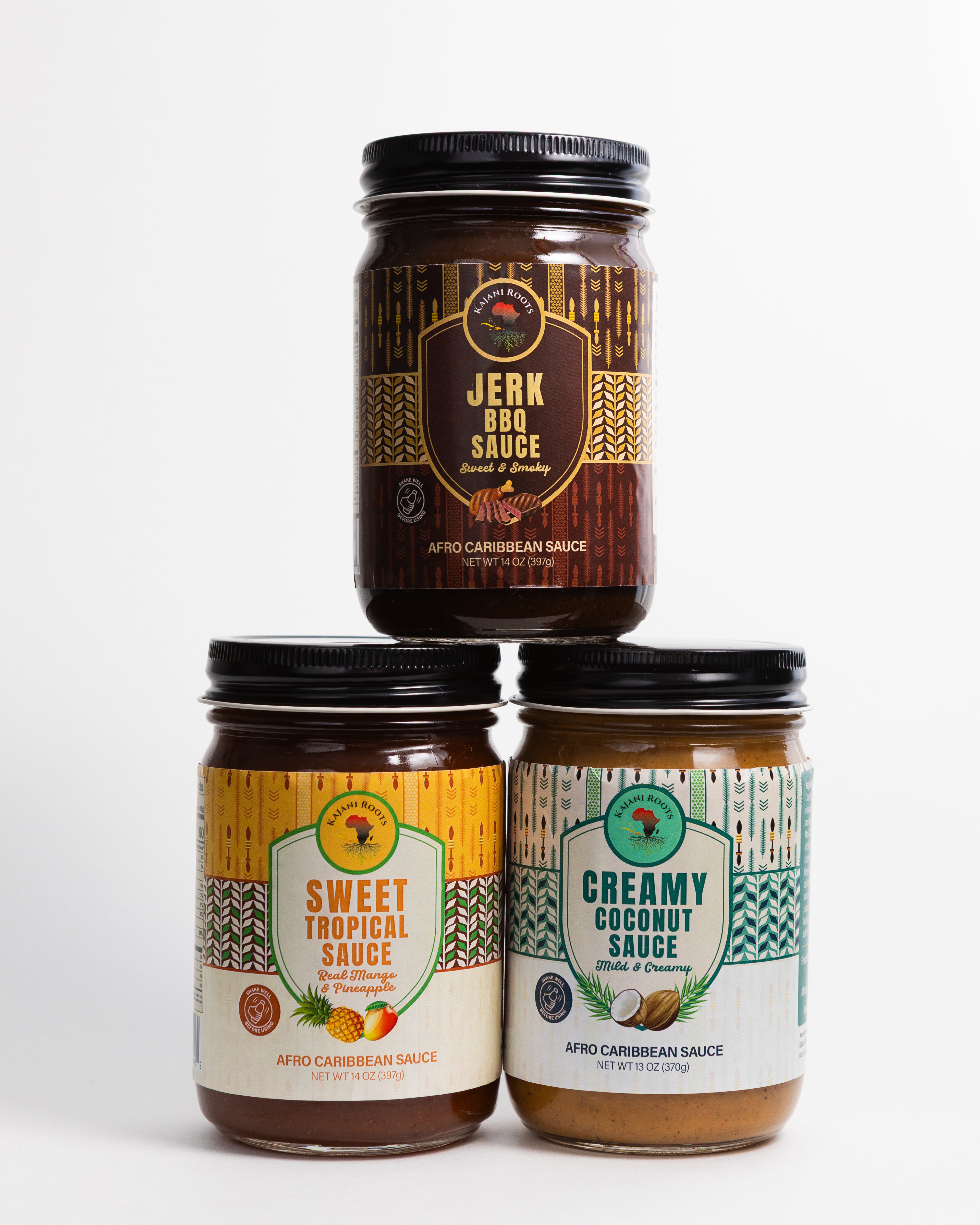 Mix & Match Afro-Caribbean Sauces & Seasonings - 3-Pack Bundle